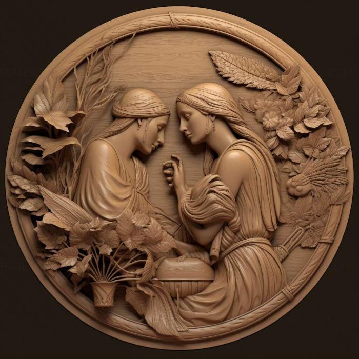 نموذج ثلاثي الأبعاد لآلة CNC 3D Art 